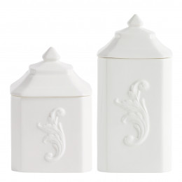 Set of 2 cotton jars Elégance