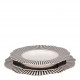 Madame de Récamier Dinner Plate - Dark Gray