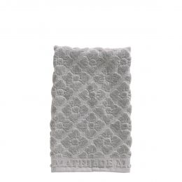 Guest towel Douceur Florale grey