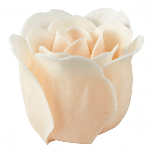 Set of 12 roses in white and nude soap sheets - Rose Scent