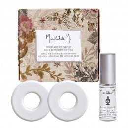 Recharge de parfum pour diffuseur de voiture Escapades Parfumées - Rose Élixir