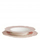 Assiette à dessert Madame de Récamier - Rose