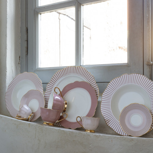 Madame de Récamier Dessert Plate - Rose