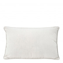Cushion embroided Ornements grey