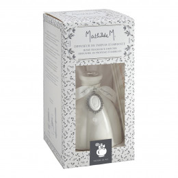White Marie-Antoinette 200ml home fragrance diffuser - Poudre de Riz