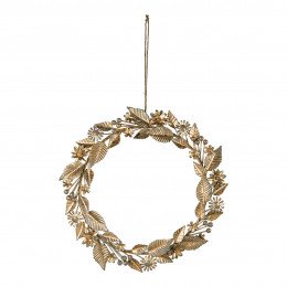 Couronne métal ronde or - Grand modèle