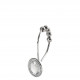 Box of 12 rhinestone shower curtain rings