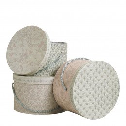 Set de 3 Boîtes à chapeau Jardin d'Ailleurs