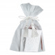 Bolsinha com 3 decorações perfumadas Pequenas Palavras - Flor de Chá