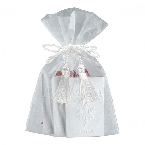 Pouch of 3 scented decorations Petits Mots - Marquise Pouch of 3 scented decorations Petits Mots - Marquise
