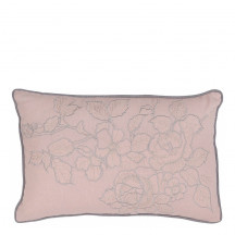 Cushion Embroided Flowers nude