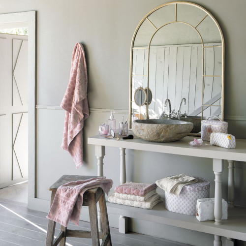 Serviette de bain Petite Indienne beige