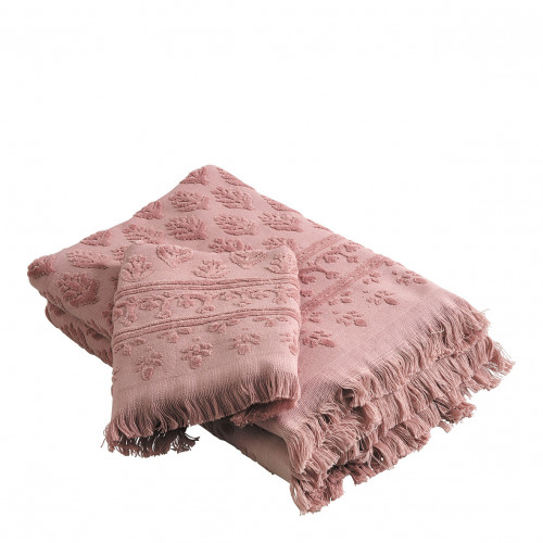 Serviette de bain Petite Indienne rose Serviette de bain Petite Indienne rose