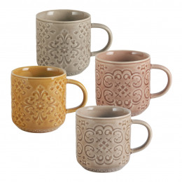 Conjunto de 4 canecas Bella Terra