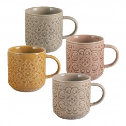 Set of 4 Bella Terra mugs