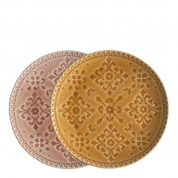 Set de 2 platos de postre Bella Terra