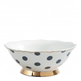 Taça Madame de Récamier - Bolinhas cinzentas