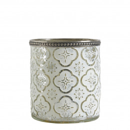 Porta-velas Vaso Flores