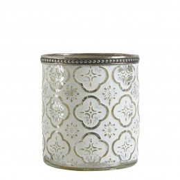 Porta-velas Vaso Flores