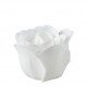 Heart Box of 3 White Soap Roses - Rose Fragrance