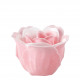 Caixa Coração com 3 rosas de sabão rosa - Perfume Rosa
