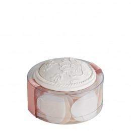 Boîte de feuilles de savon Petits Cœurs  - Parfum Rose