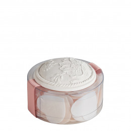 Boîte de feuilles de savon Petits Cœurs - Parfum Rose