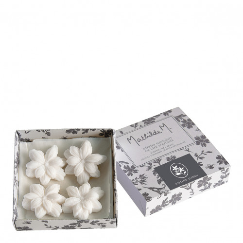 Fondants en cire parfum Jasmin avec fleur de vie - Coralie-shop