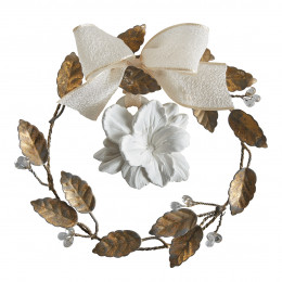 Floral wreath Carnets d'Artistes - Freesia