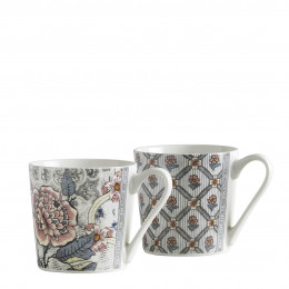 Coffret de 2 mugs Madame de Pompadour - Dominoté n°52