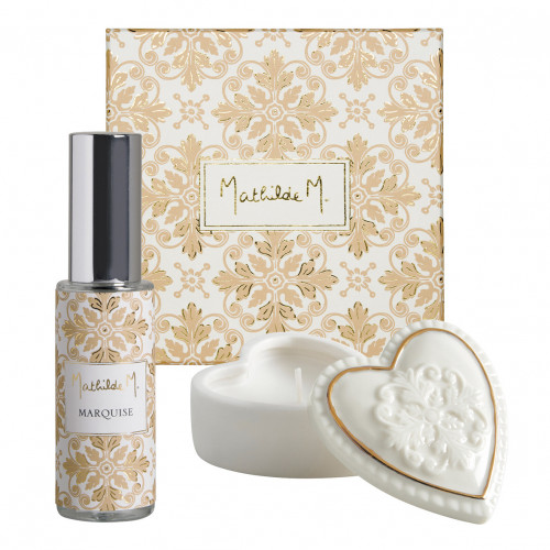 Coffret bougie et parfum d'ambiance Murmures de Papier - Marquise