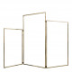 Golden metal centerpiece