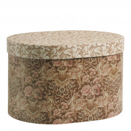 Set de 3 boîtes à chapeau ovales Fêtes Majestueuses