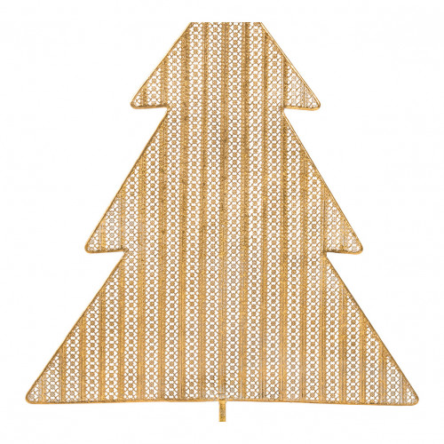 Large Gold Metal Christmas Tree Ornament Large Gold Metal Christmas Tree Ornament