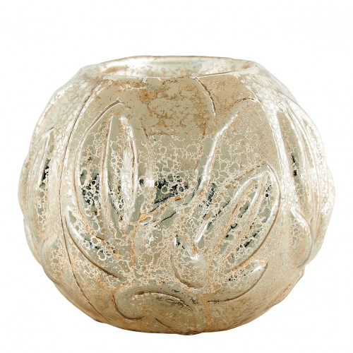 Empreintes mercury glass tealight holder