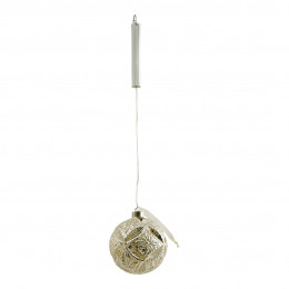 Boule mercurisée lumineuse à suspendre