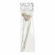 Saquinho de 3 hastes com Flores e 4 hastes de rattan 25 cm
