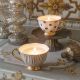 Set de 2 bougies parfumées Madame de Récamier dorées - Secret de Santal