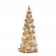 Golden mercury glass light-up Christmas tree - Large model