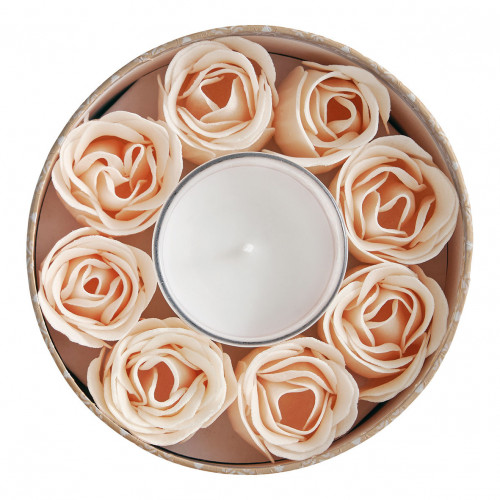 Scented Candle and Soap Roses Gift Set Escale à Sintra - Fleur de Mandarine