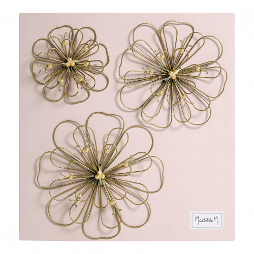 Set de 3 Fleurs Perle