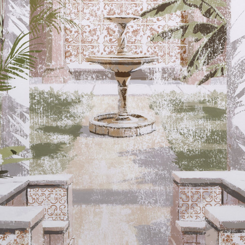 Lienzo trampantojo - Escala en Sintra