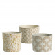 Conjunto de 3 vasos Jardins de Sintra