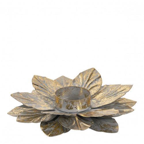 Juego de 3 candelabros Flores