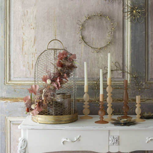 Set of 3 Flower Candleholders