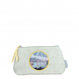 Beauty case in tessuto Medaglione Isole Marchesi - Modello piccolo