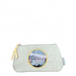 Trousse de toilette tissu Médaillon Îles Marquises - Petit modèle