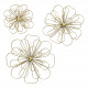 Conjunto de 3 Flores Pérola