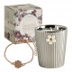 Vela Bijou perfumada Celebrações Requintadas 260 g - Flor de Algodão