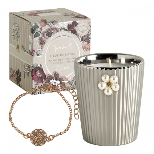 Exquisite Celebrations Jewel Scented Candle 260 g - Fleur de Coton